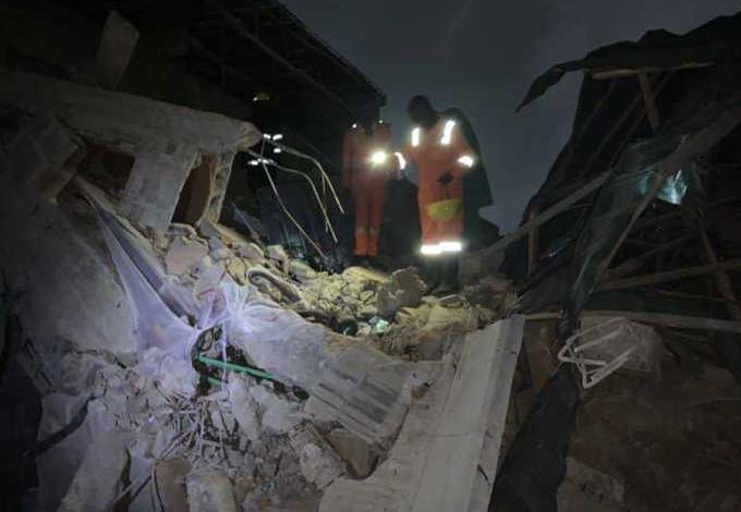 JUST IN: Lagos Building Collapse Claims Three Lives