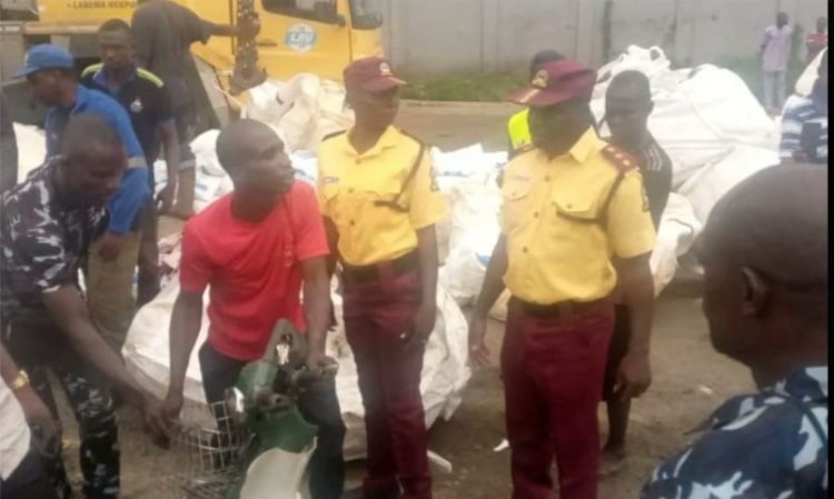 Container-laden Truck Crushes Female Biker To Death In Lagos 