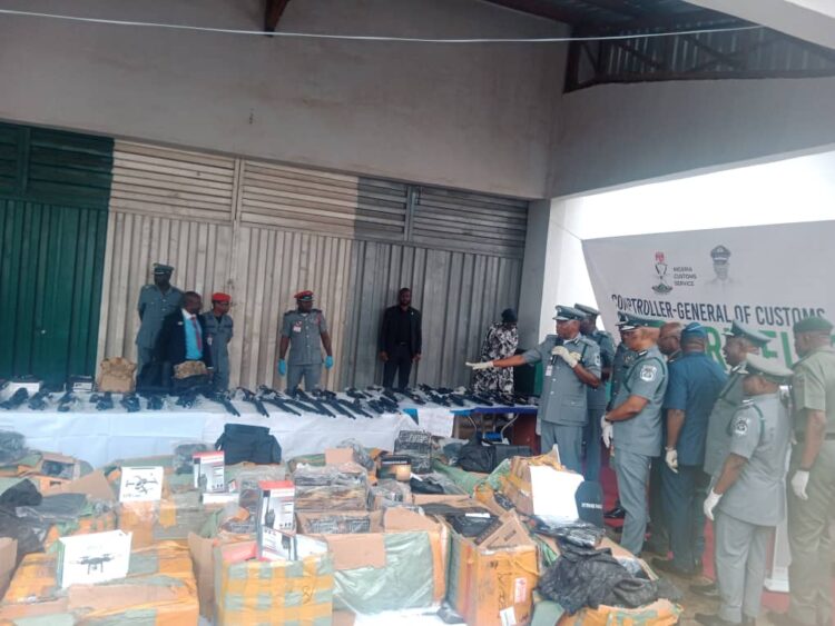 Customs Intercepts ₦270 Million Worth Of Weapons At Lagos Airport