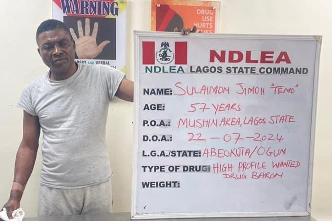 BREAKING: Wanted Drug Cartel Leader, Temo, Nabbed In Lagos (Photos)