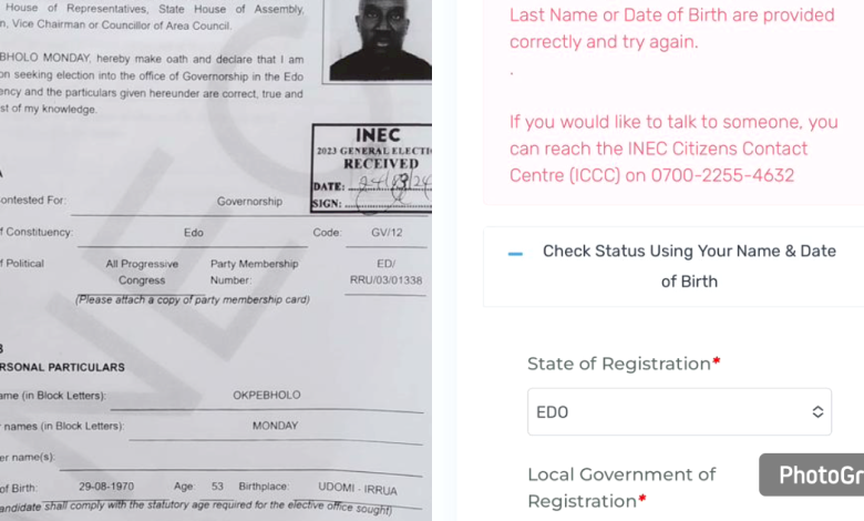 Report Reveals APC Governorship Candidate Not Registered To Vote In Edo state