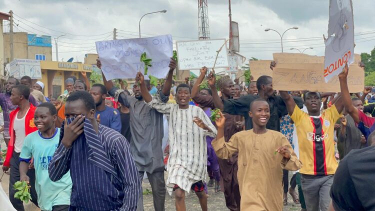 Kano Protesters Defy Curfew On Day 3 Of Protest [Photos]