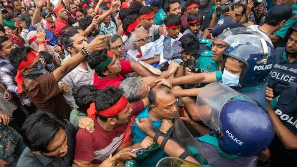 Bangladesh Police  Beg For Forgiveness Over Protests’ Handling