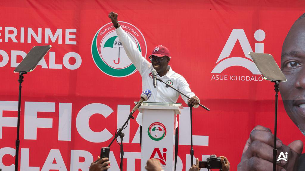 Edo Election: Poll Reveals PDP’s Asue Ighodalo Is Leading Candidate In Guber Race