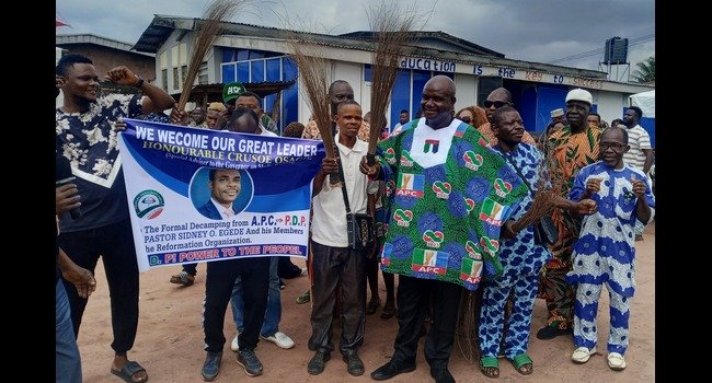 Edo Guber: Over 100 APC Members Defect To PDP, Says Tinubu Brought Hunger & Hardship To Nigerians