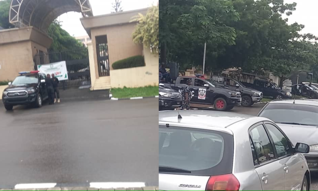 FG Deploys Heavily Armed Security Agents To Abuja Court For Alleged Secret Trial Of #EndBadGovernance Protest Leaders