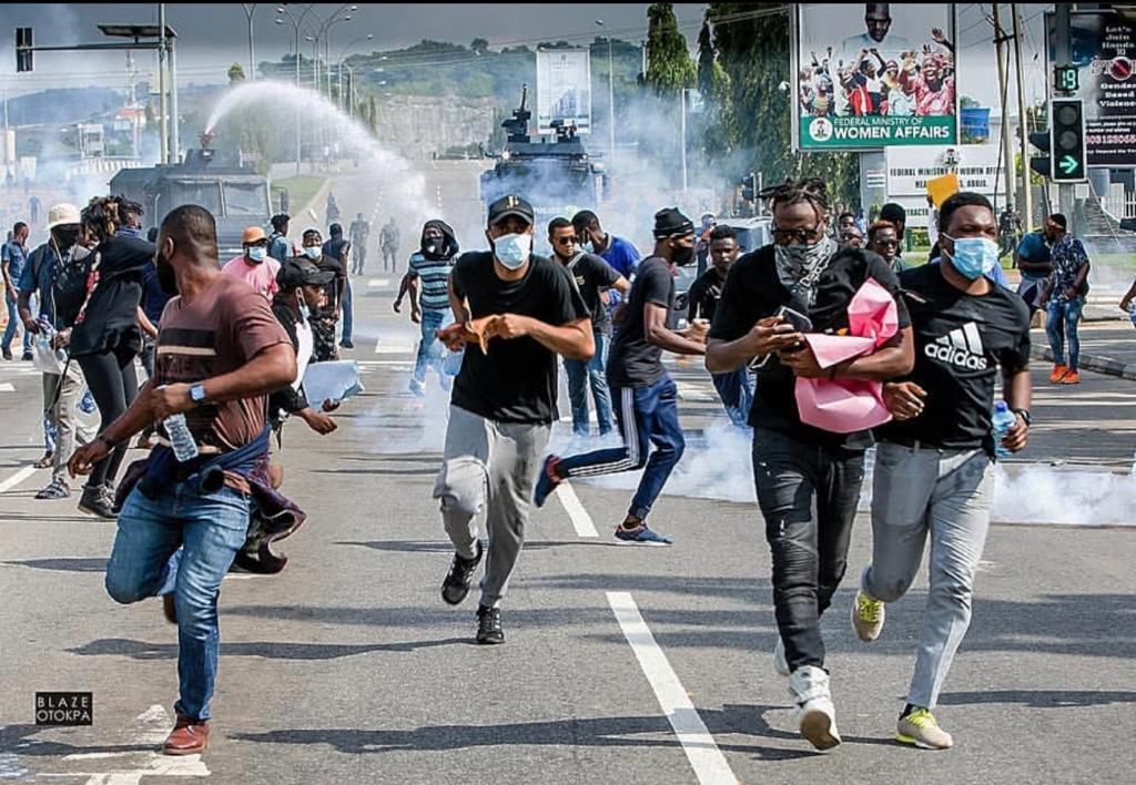 Hired Protesters Clash Over Money In Abuja 