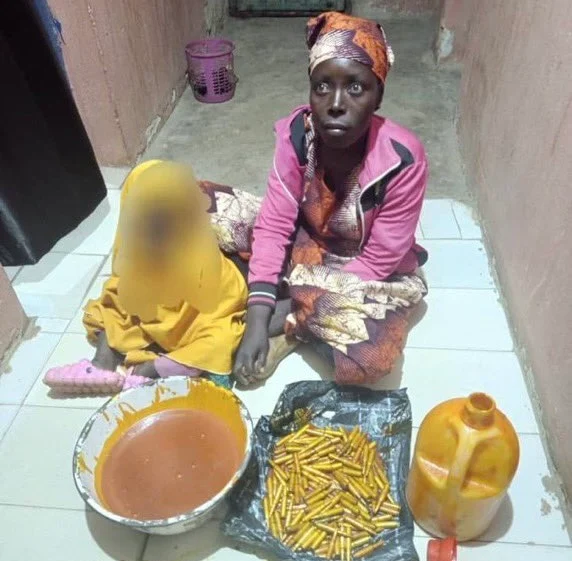 Nasarawa Police Arrest Woman With ‘Anti-aircraft Bullets’ Hidden In A Gallon Of Palm Oil
