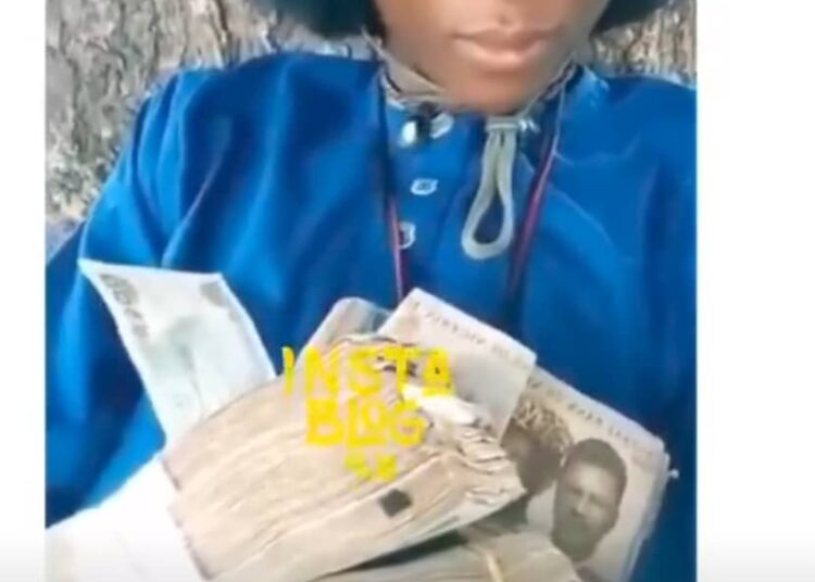 Again, Suspected Bandit Flaunts Ransom Money On TikTok