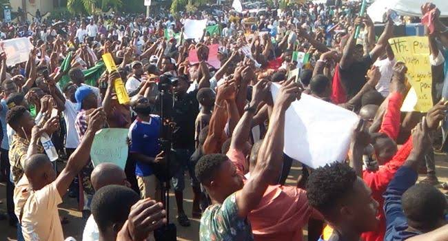 Heavy Protest In Delta Over Fuel Price Hike