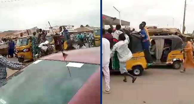 Moment Kwara Residents Storm The Streets To Protest Against Petrol Price Hike