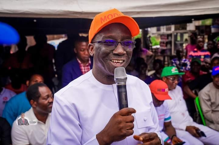 Edo Election: ‘We Are Going To Provide You With Insecurity’ —  Okpebholo Goofs At Campaign Ground [Video]