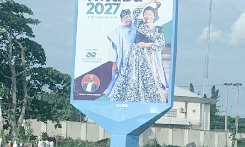 APC Disowns Billboard Promoting Tinubu’s 2027 Re-election Bid Spotted In Abuja