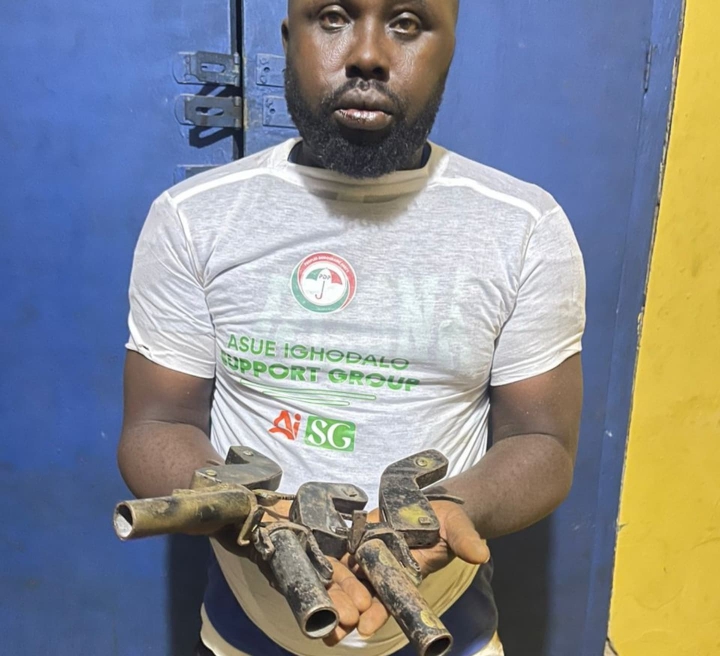 BREAKING: Police Arrest Political Thugs, Recover Arms In Overnight Raids Few Hours To Edo Guber Polls [PHOTOS]