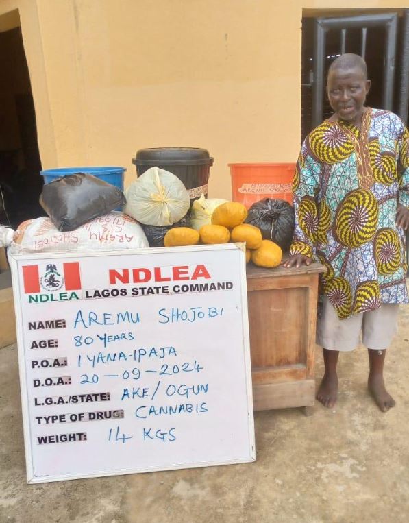 NDLEA Arrests 80-year-old Grandpa With Drugs, Intercepts N14.9Bn Opioids [Photos]