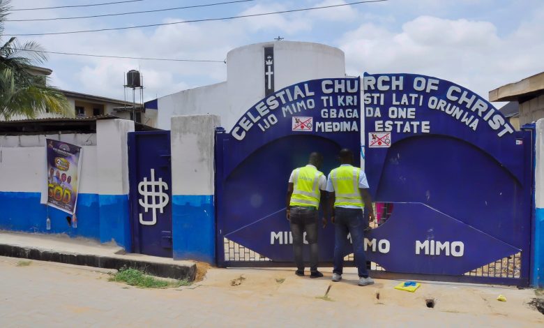 BREAKING: Lagos State Govt Seals Off Big Establishments, Churches, Others [PHOTOS]