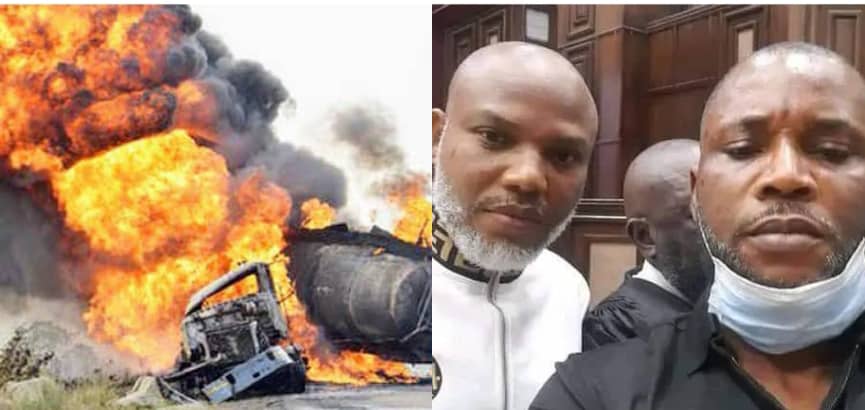 Jigawa Fire Act Of Terrorism – Nnamdi Kanu’s Brother To DSS, Nigerian Army