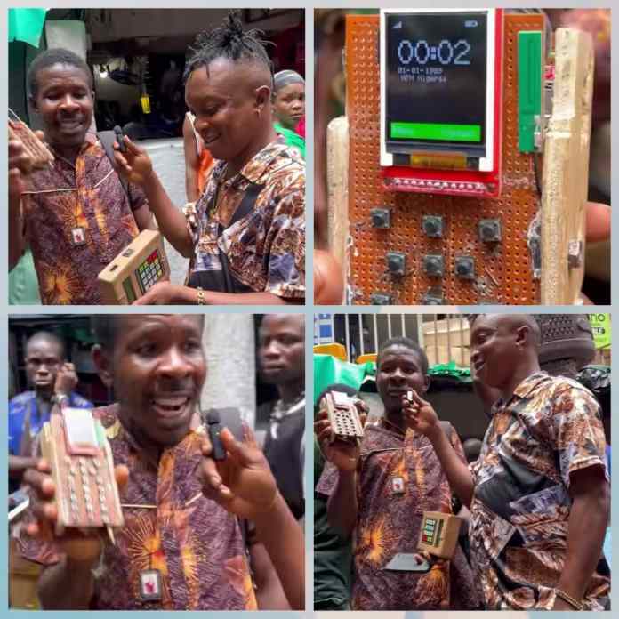 Anambra Man Builds Functional Phones with Wood [Video]
