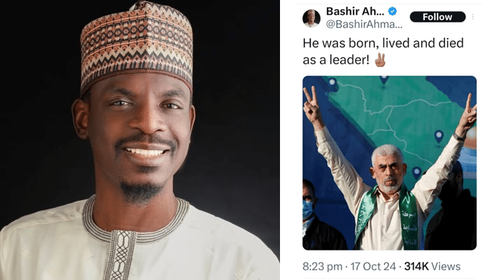Buhari’s Ex-Aide, Bashir Ahmad Hails Hamas Leader, Sinwar Assassinated By Israel