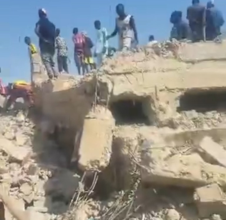 BREAKING: Over 40 Trapped in Abuja Building Collapse 