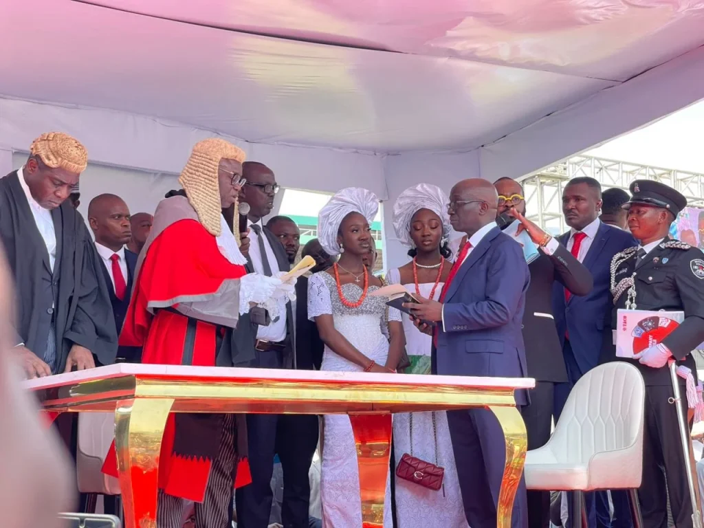 JUST-IN: Monday Okpebholo and Idahosa Officially Sworn in as Edo Governor and Deputy