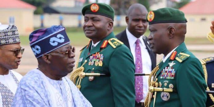 President Tinubu Pays Tribute to Late Chief of Army Staff at Funeral Ceremony