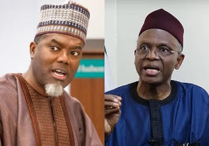 El-Rufai Mocks Reno Omokri With Throwback Protest Photo, Highlighting ‘No To A Drug Baron’ Placard