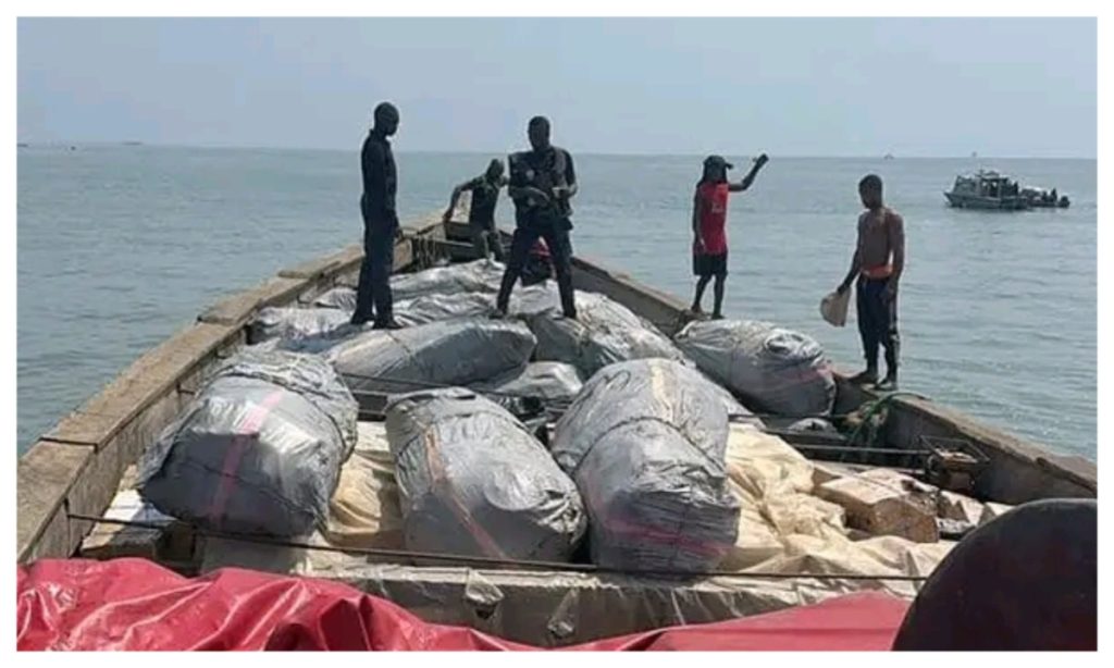 Nigerian Navy Seizes Large Shipment of Illegal Drugs and Chemicals in Akwa Ibom StateThe 