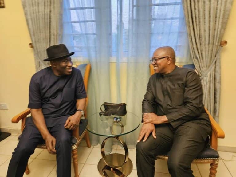 Peter Obi Meets Goodluck Jonathan