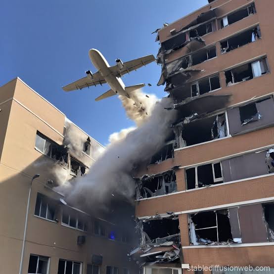 Two Confirmed Dead, 18 Injured As Plane Crashes Into  Building