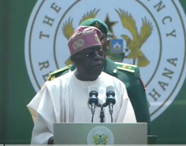 President Tinubu’s Address In Ghana At John Mahama’s Inauguration [Full Text]