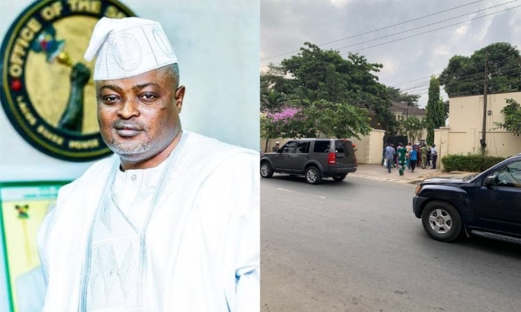 Moment Obasa’s Loyalists Storm Ikeja In Show Of Support After Impeachment
