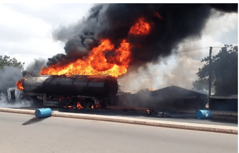 BREAKING: Another Fuel-Laden Tanker Explodes In Niger