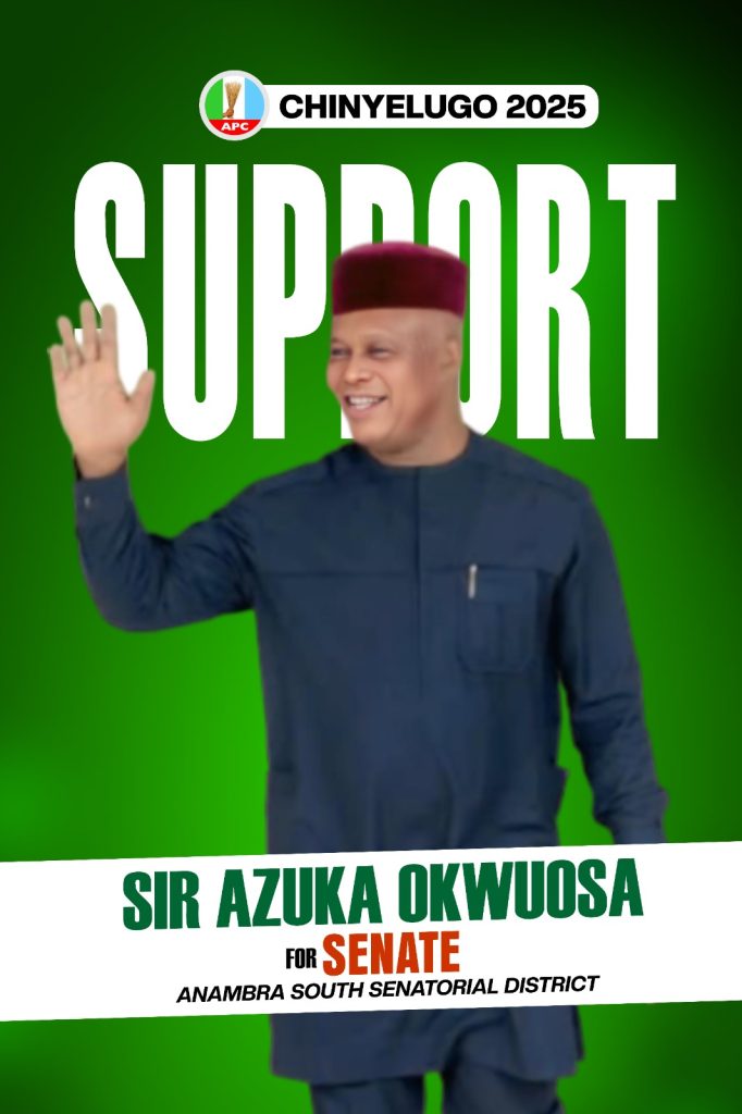 Maintaining A Laudable Senatorial Legacy In Anambra South Requires Objectivity: Sir. Azuka Okwuosa  Is The Best Quality 