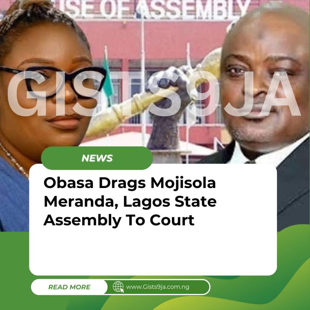 Obasa Drags Mojisola Meranda, Lagos State Assembly To Court