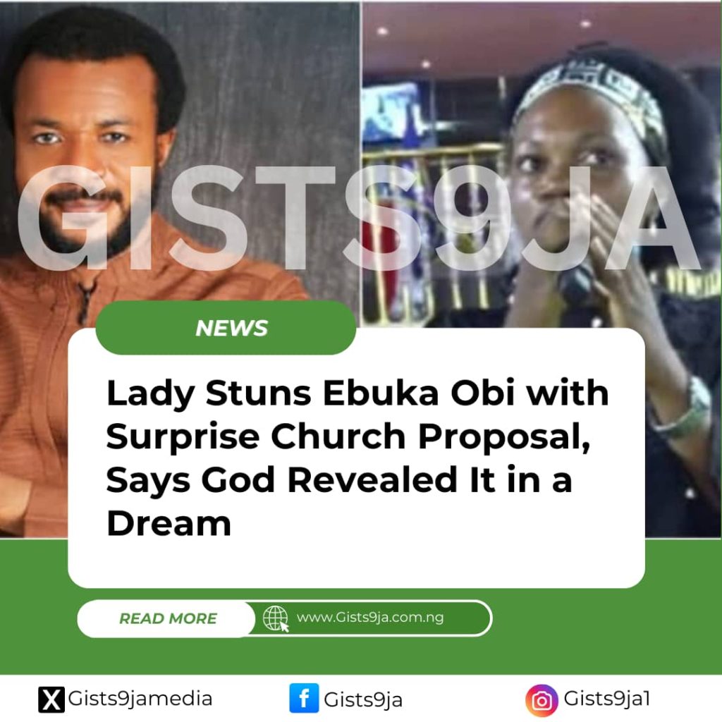 Lady Stuns Ebuka Obi with Surprise Church Proposal, Says God Revealed It in a Dream