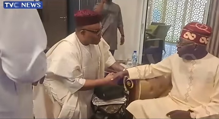 Tinubu, Akpabio Hold Closed-Door Meeting