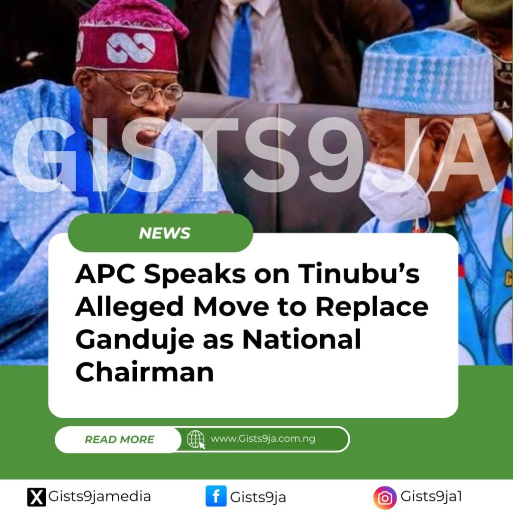 APC Speaks on Tinubu’s Alleged Move to Replace Ganduje as National Chairman