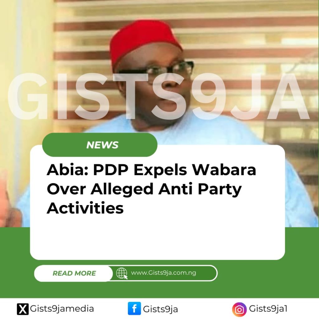 Abia: PDP Expels Wabara Over Alleged Anti Party Activities