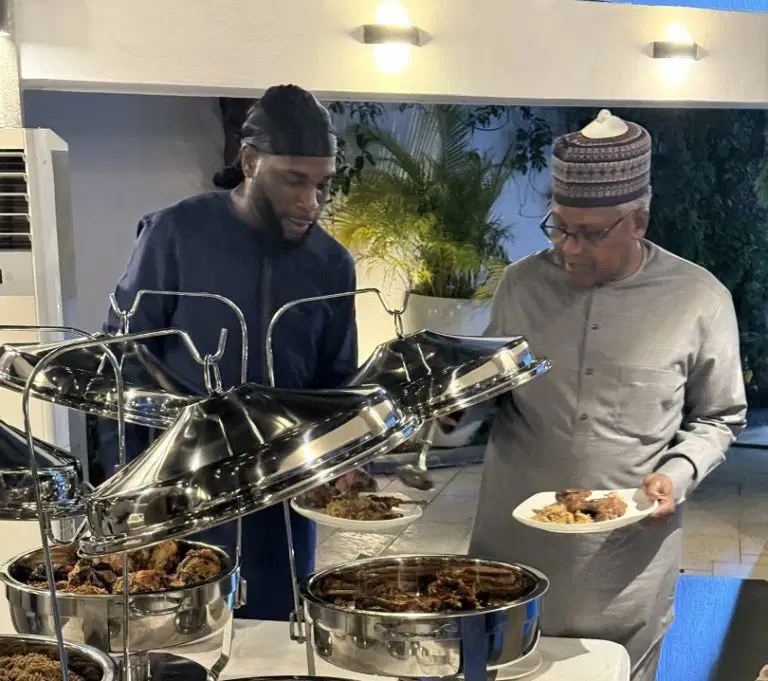 Burna Boy Joins Dangote To Break Ramadan Fast