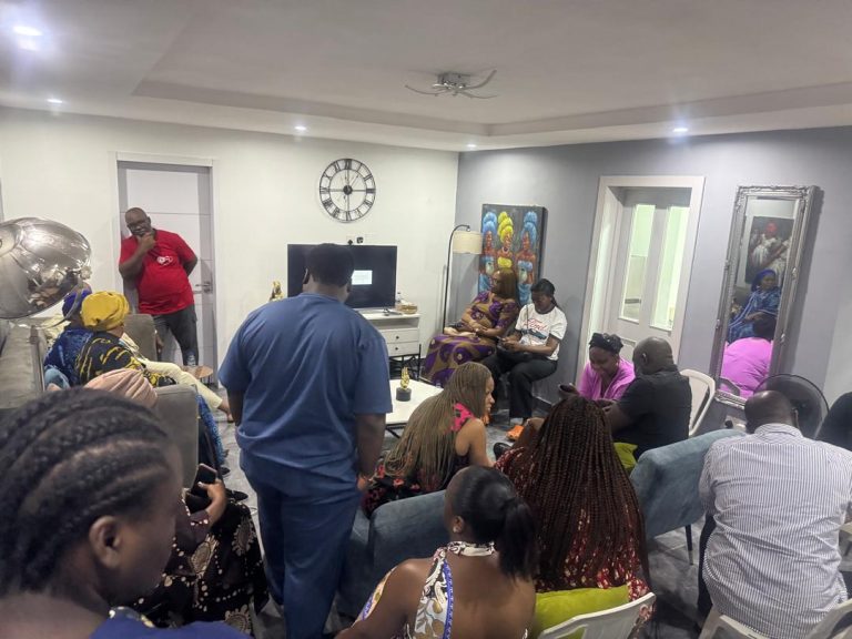 Members Of Obidient Movement Pay Condolence Visit To Okupe’s Family [PHOTOS]