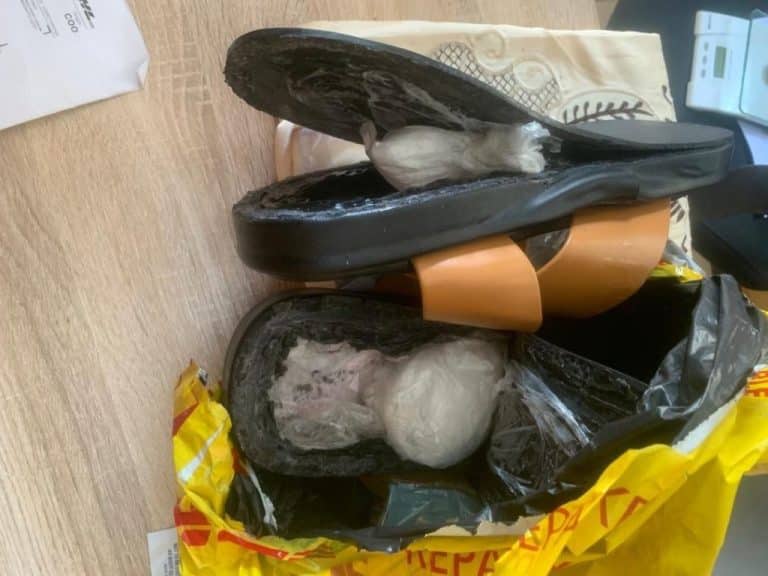 NDLEA Nabs Individuals With Cocaine Wrapped In Shoes, Prayer Beads Bound For Holy Land [Photos]