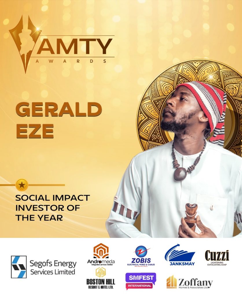 Music Educator, Gerald Eze to Receive Social Impact Investor of the Year Award