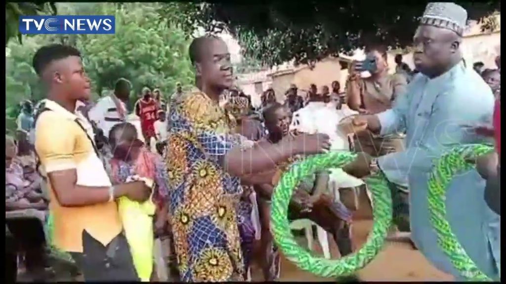 Kogi Lawmaker Under Fire After Empowering Constituents With Motorcycle Tyres