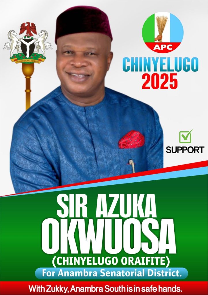 Only A Bridge Builder Should Legislate For Anambra South In The Senate: Sir Azuka Okwuosa Unites Across Divides