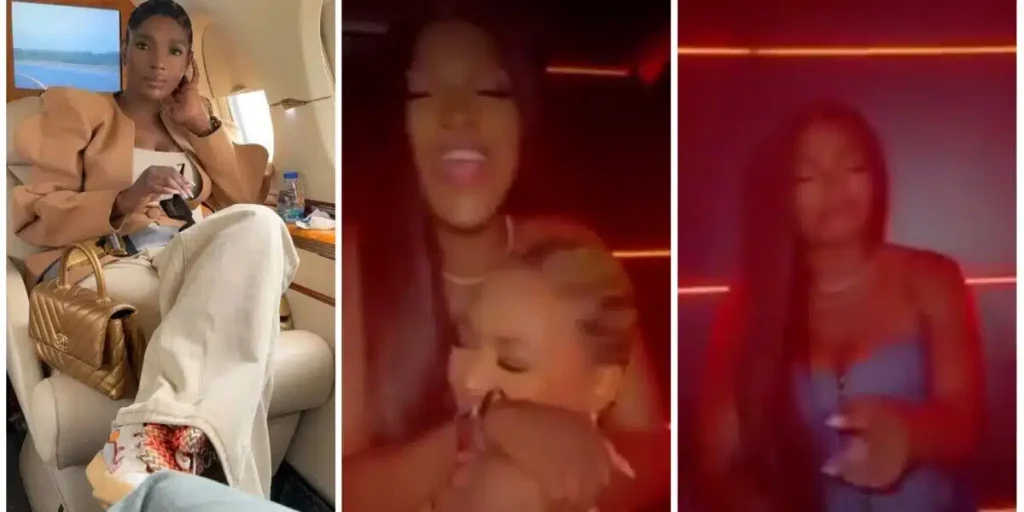 Regina Daniels and Annie Macaulay Spotted at Club, Sparking Reactions