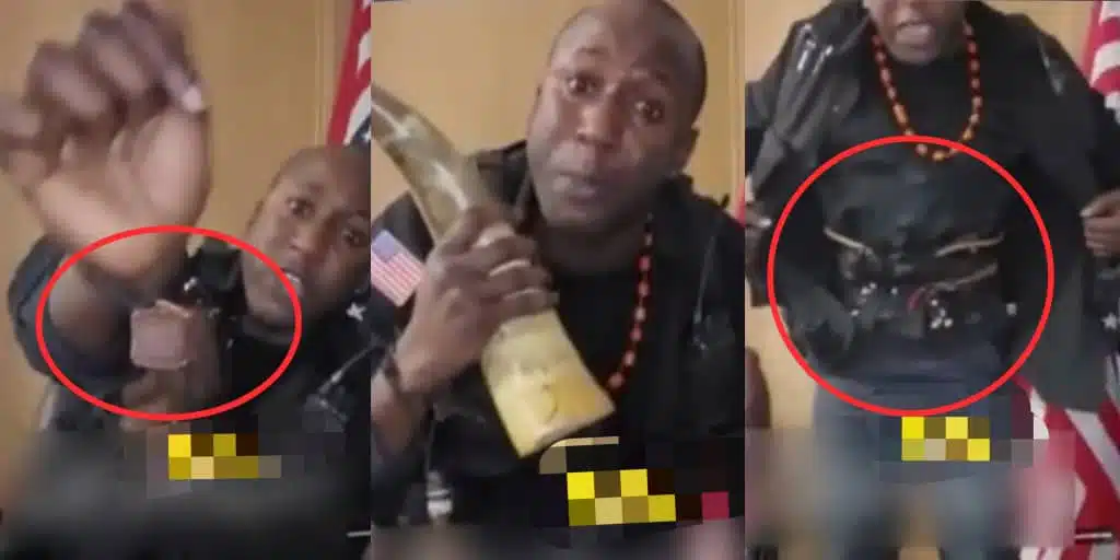 African-Born U.S. Police Officer Sparks Online Buzz After Flaunting Native Charms, Issues Warning to Colleagues