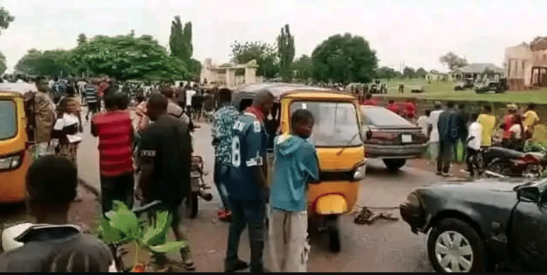 Tension As Youths Block Benue Governor’s Convoy