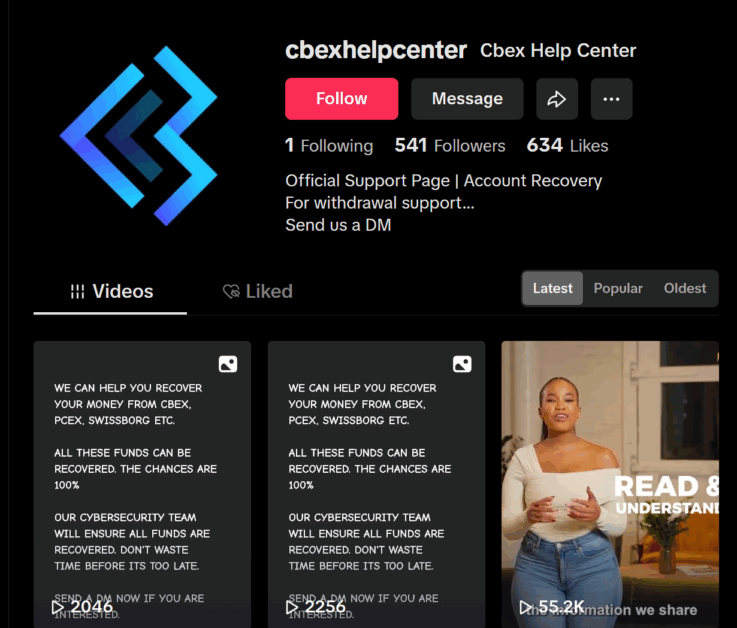 Check Out Influencers Who Promoted CBEX on Social Media