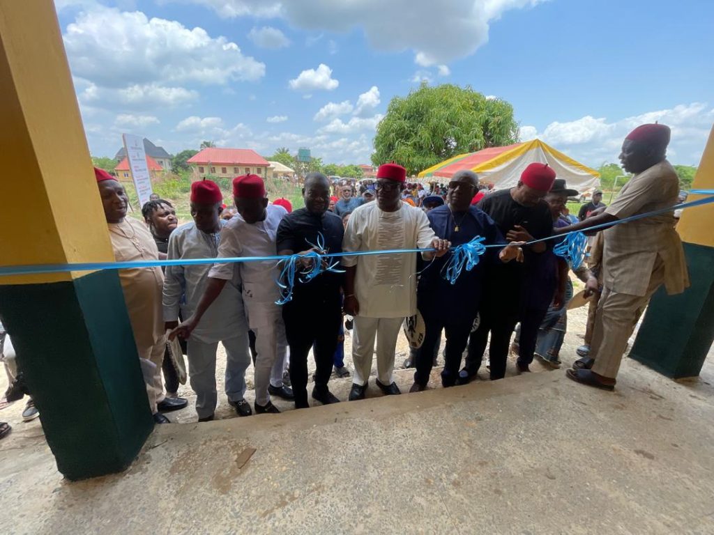 On The News: Rep Member, Hon Peter Aniekwe (Macpee) Commissions New Classrooms in Umudora Anam Anambra West